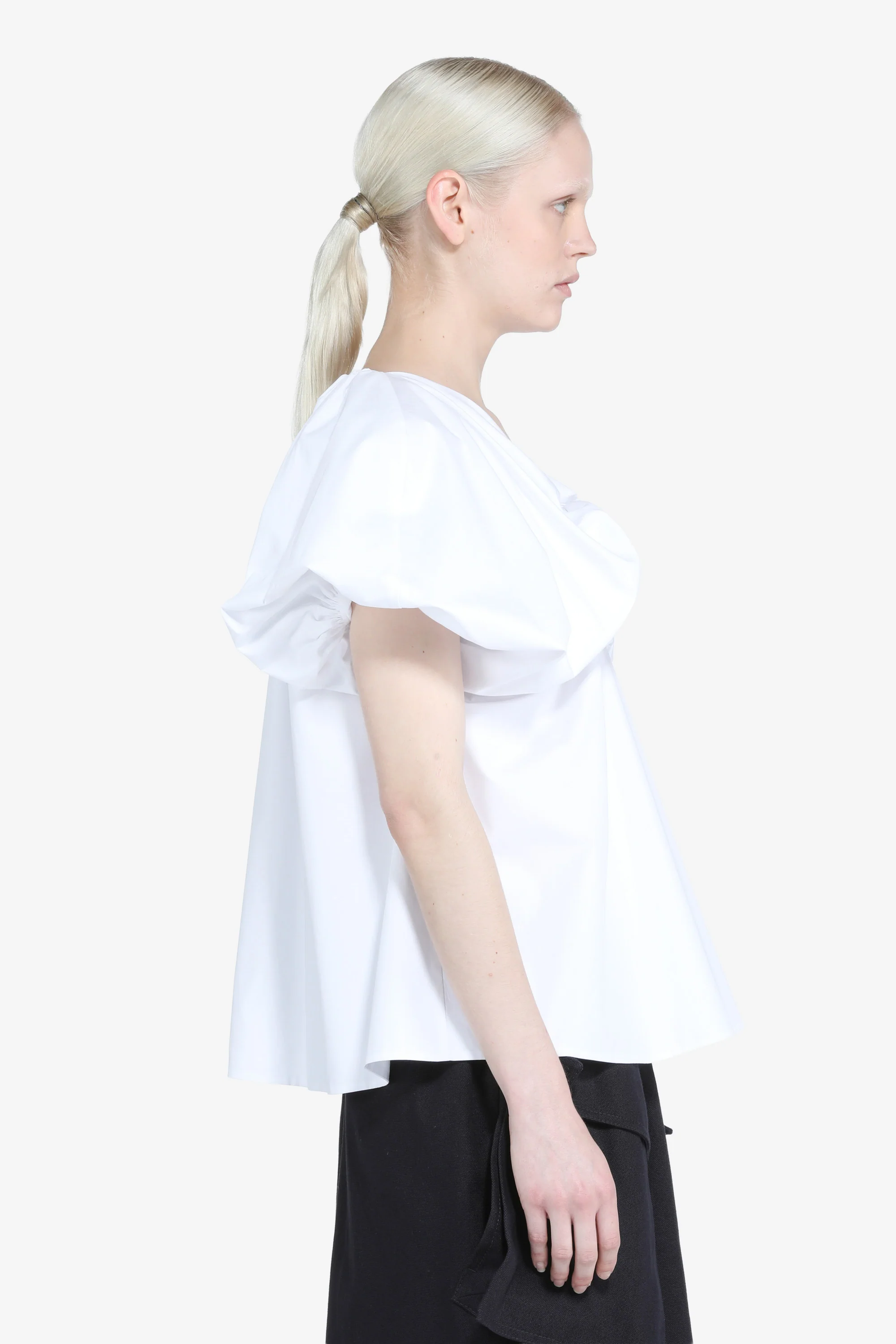 Blusa con maniche corte a sbuffo - Image 4