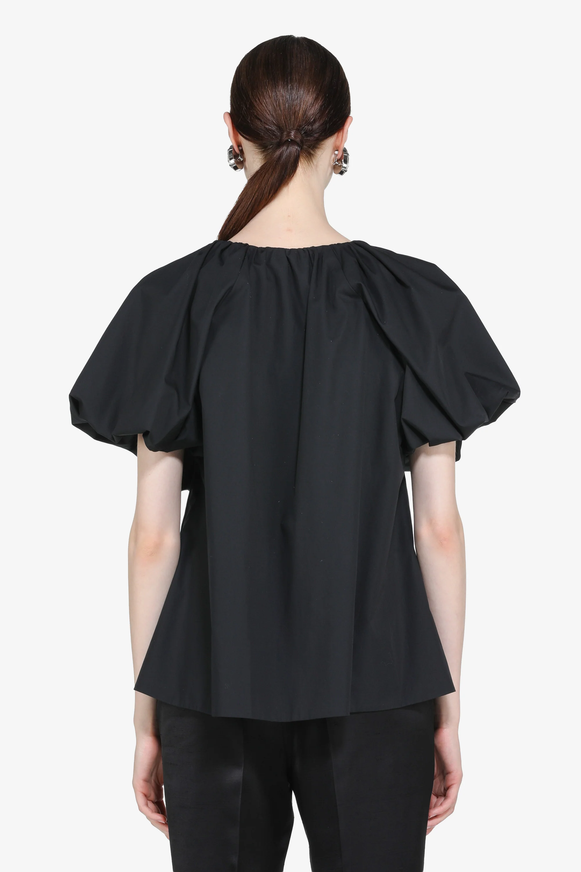 Blusa con maniche corte a sbuffo - Image 3