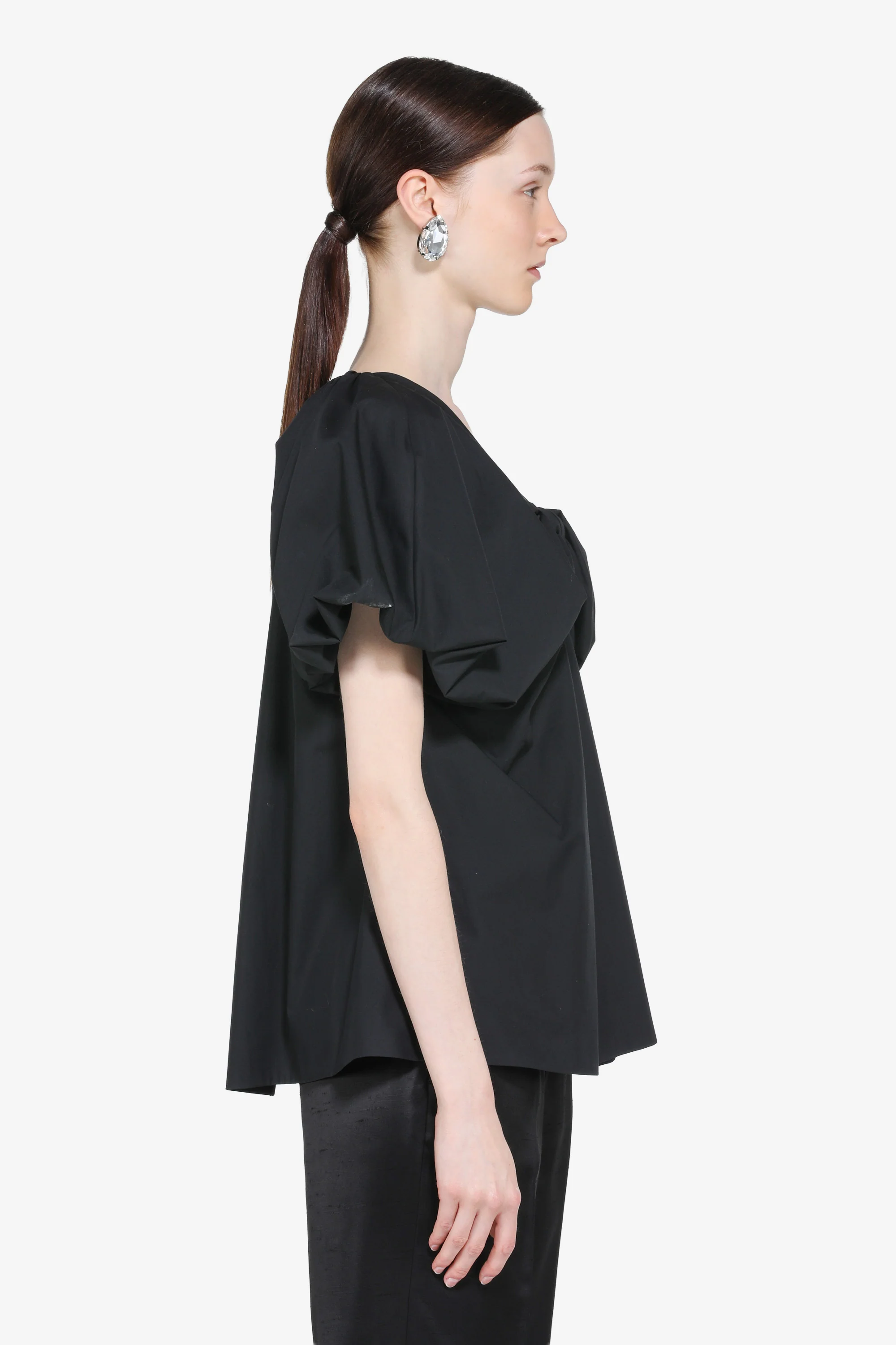 Blusa con maniche corte a sbuffo - Image 4