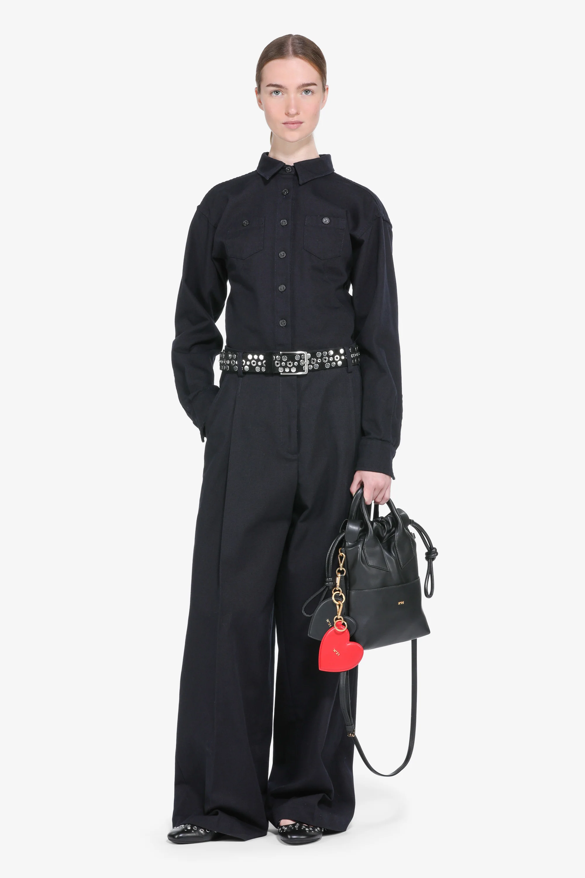 Camicia in denim con taschine - Image 2