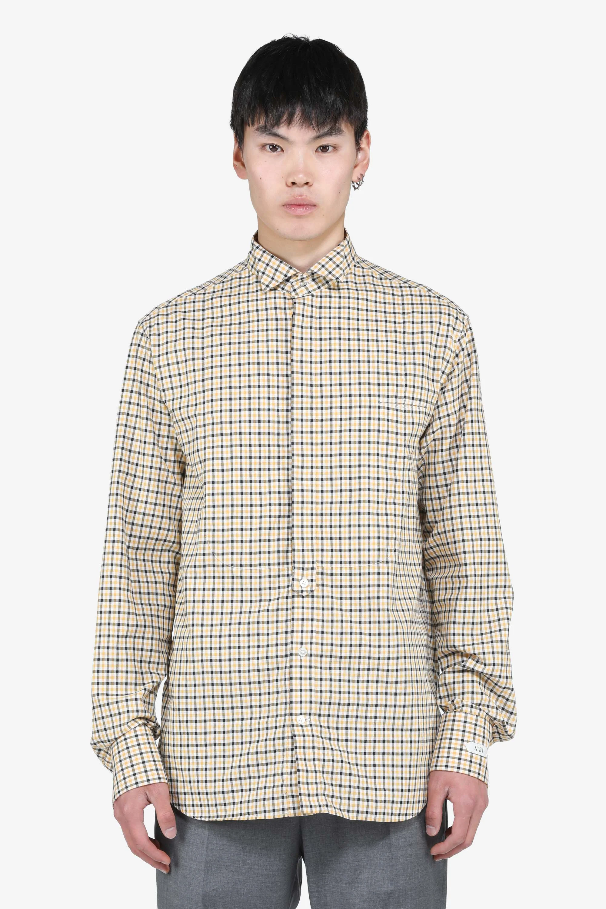 Camicia maniche lunghe a quadretti
