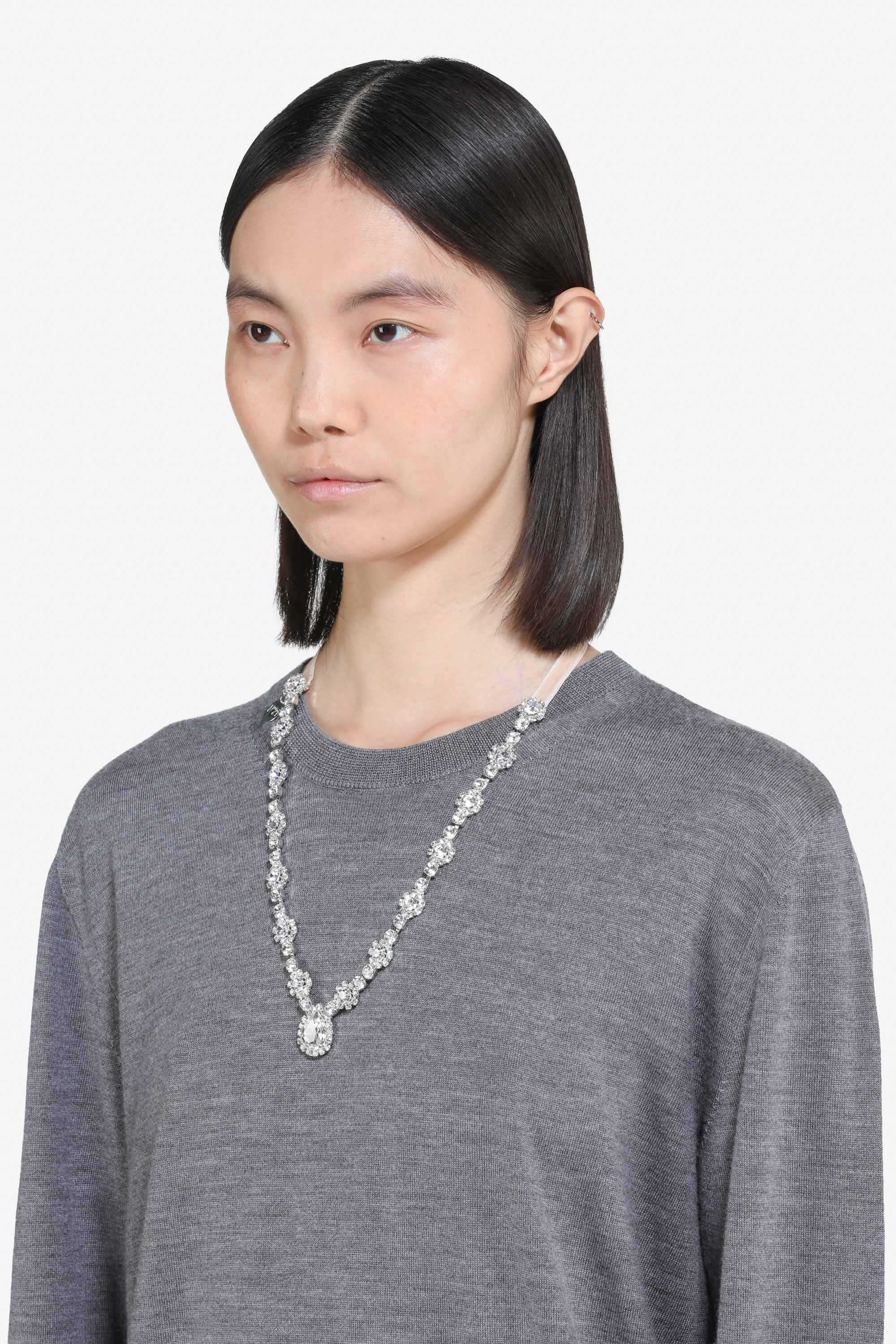 Collana con cristalli e pendente - Image 2