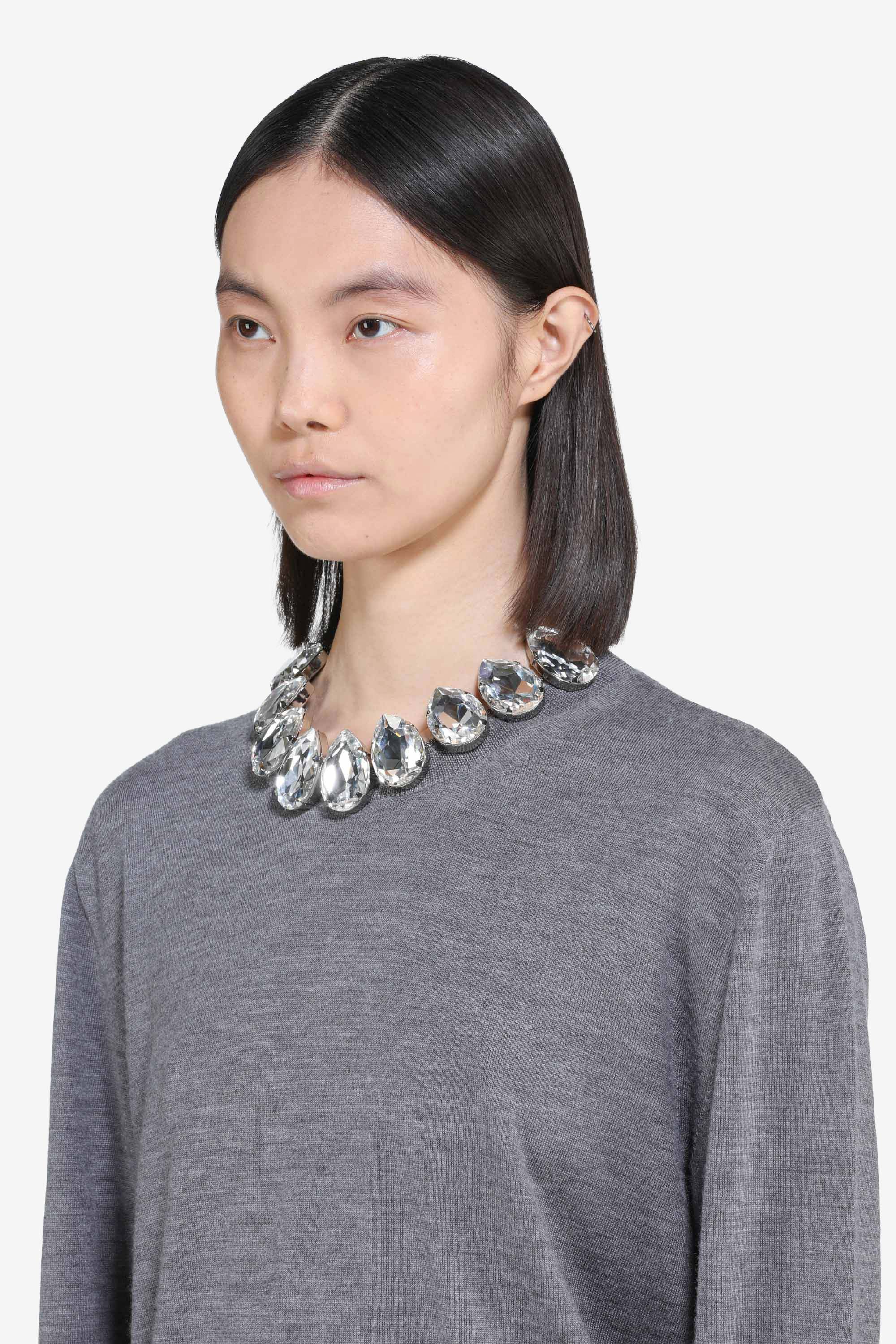 Collana con maxi cristallo - Image 2