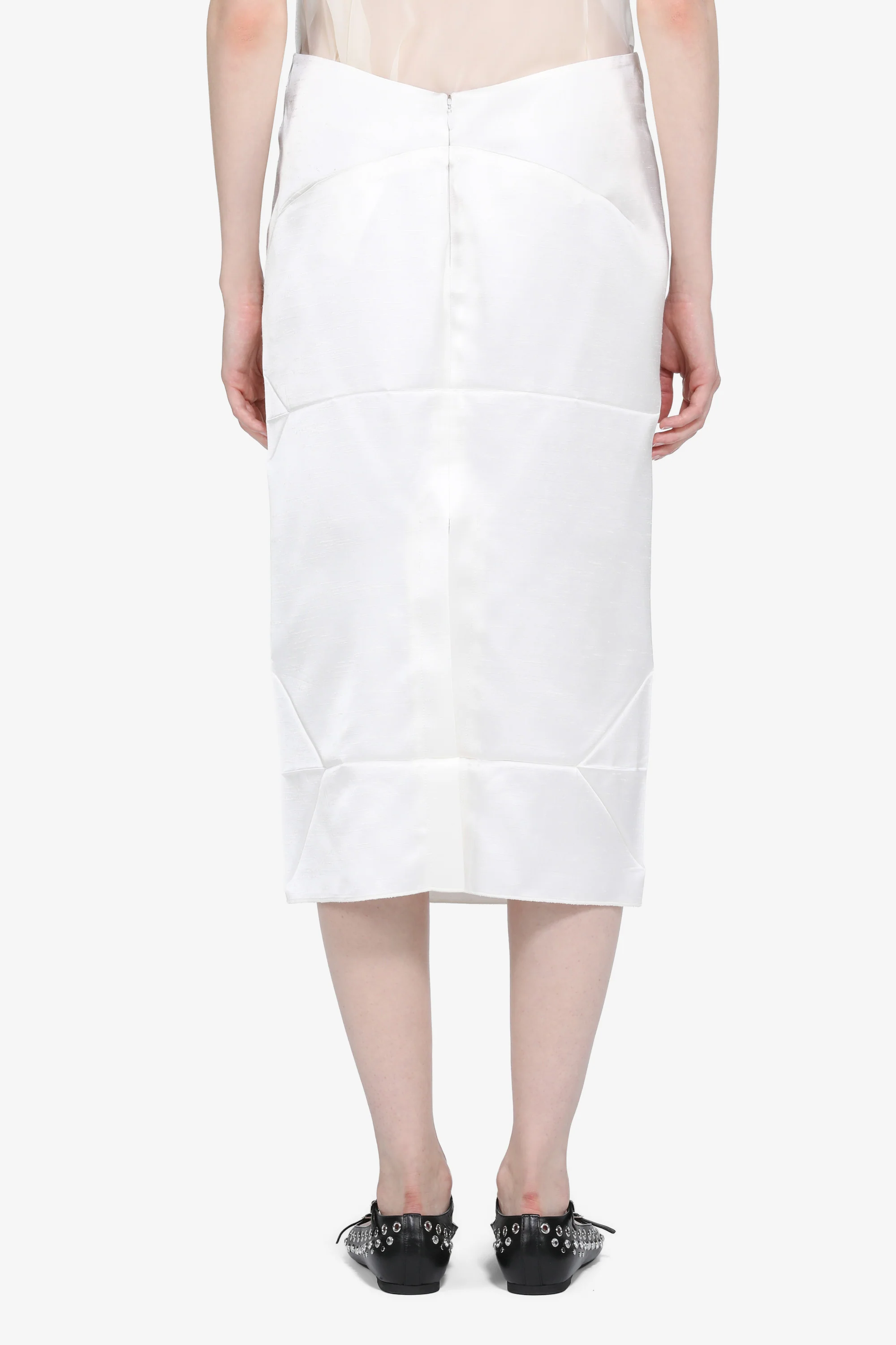 Gonna a tubino in raso - Image 3