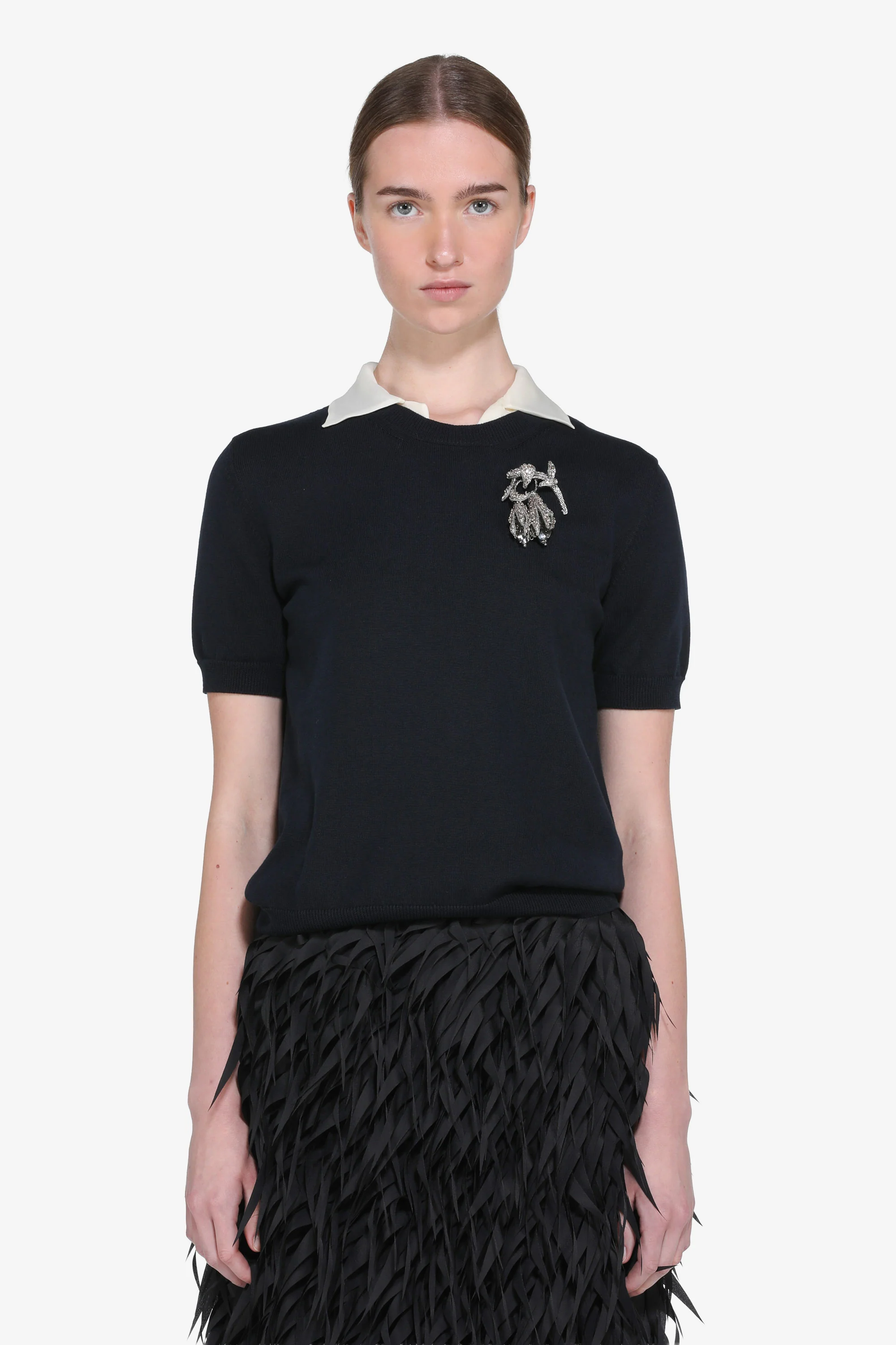 Maglia girocollo maniche corte