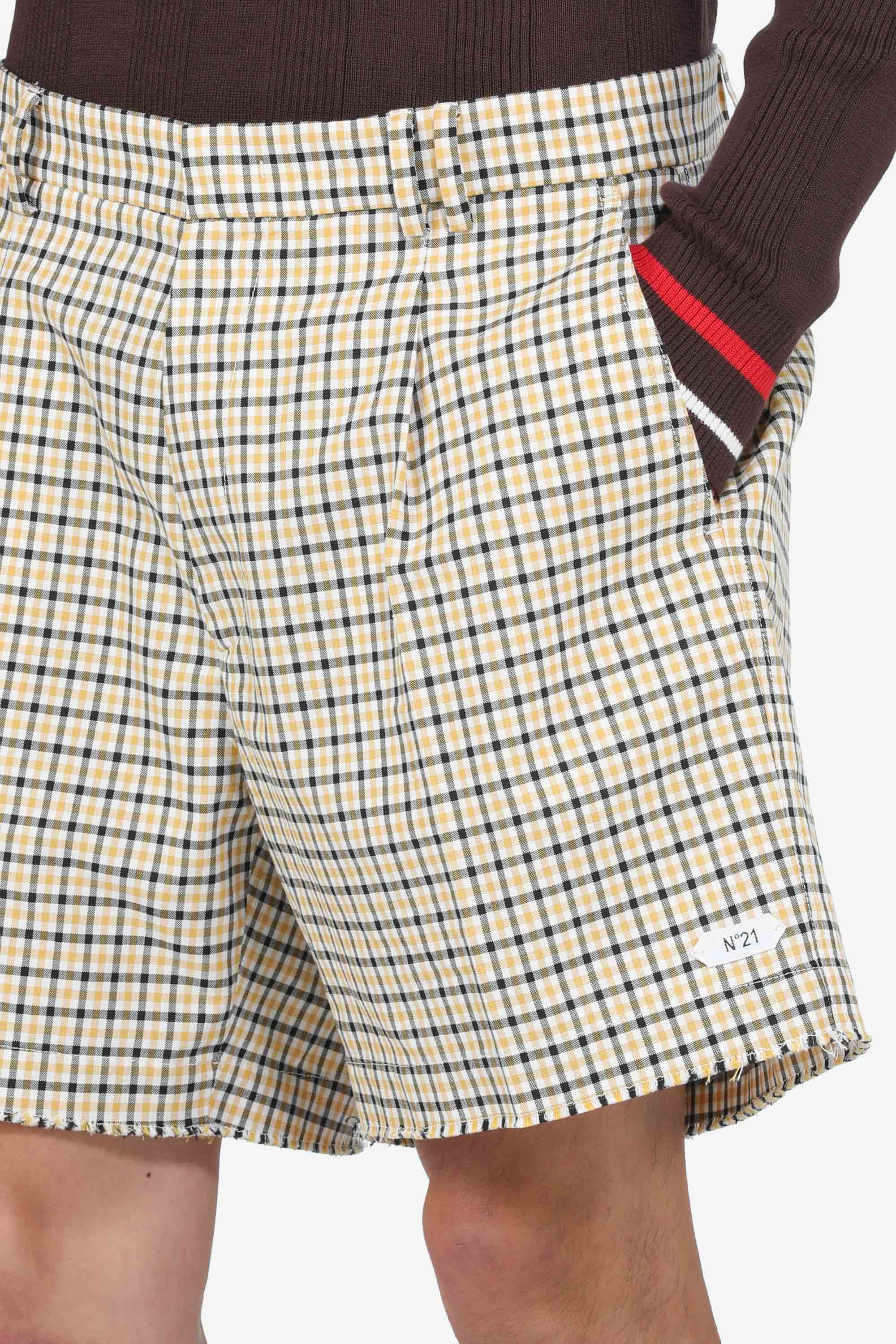 Pantalone bermuda a quadretti - Image 5