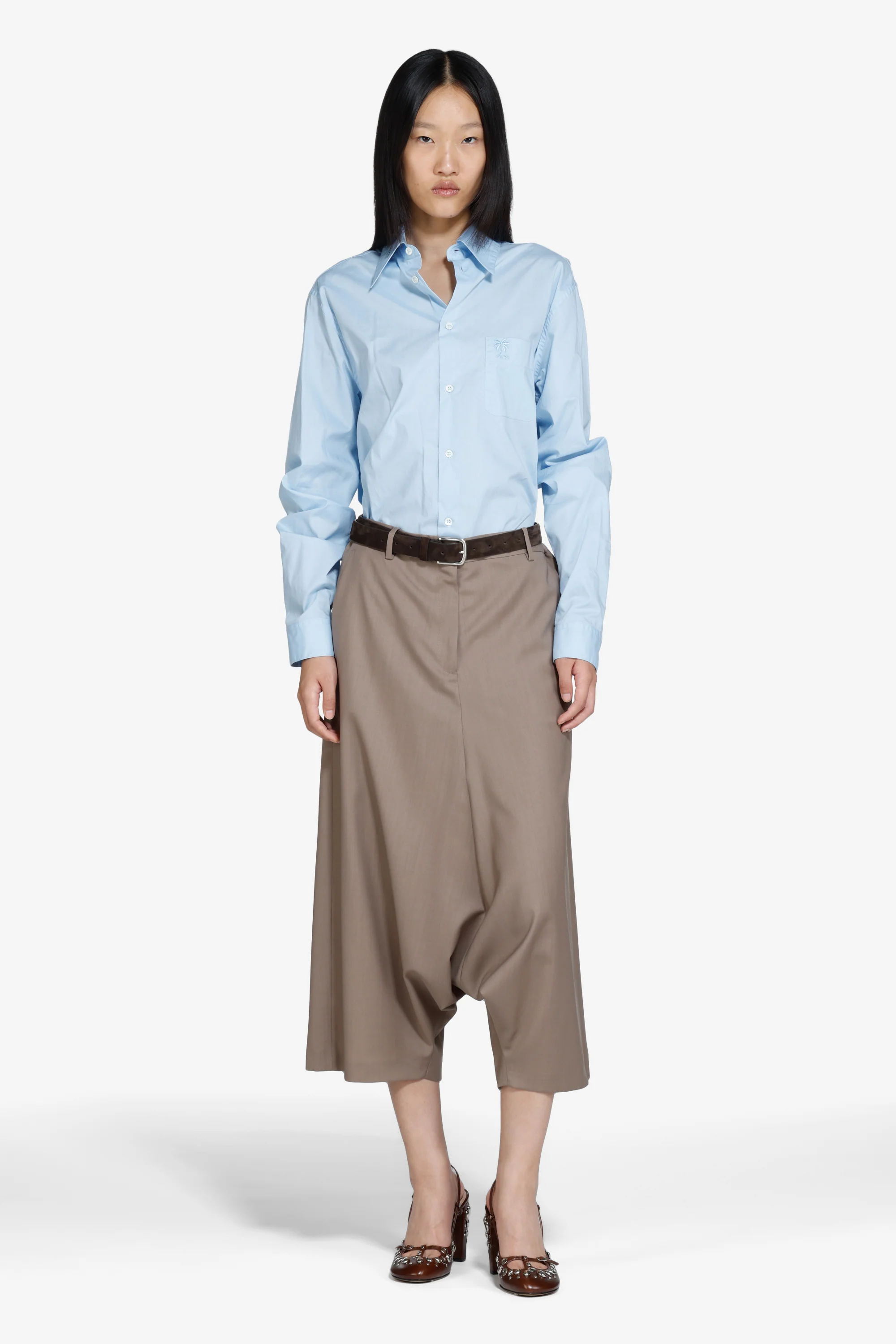 Pantalone cropped baggy
