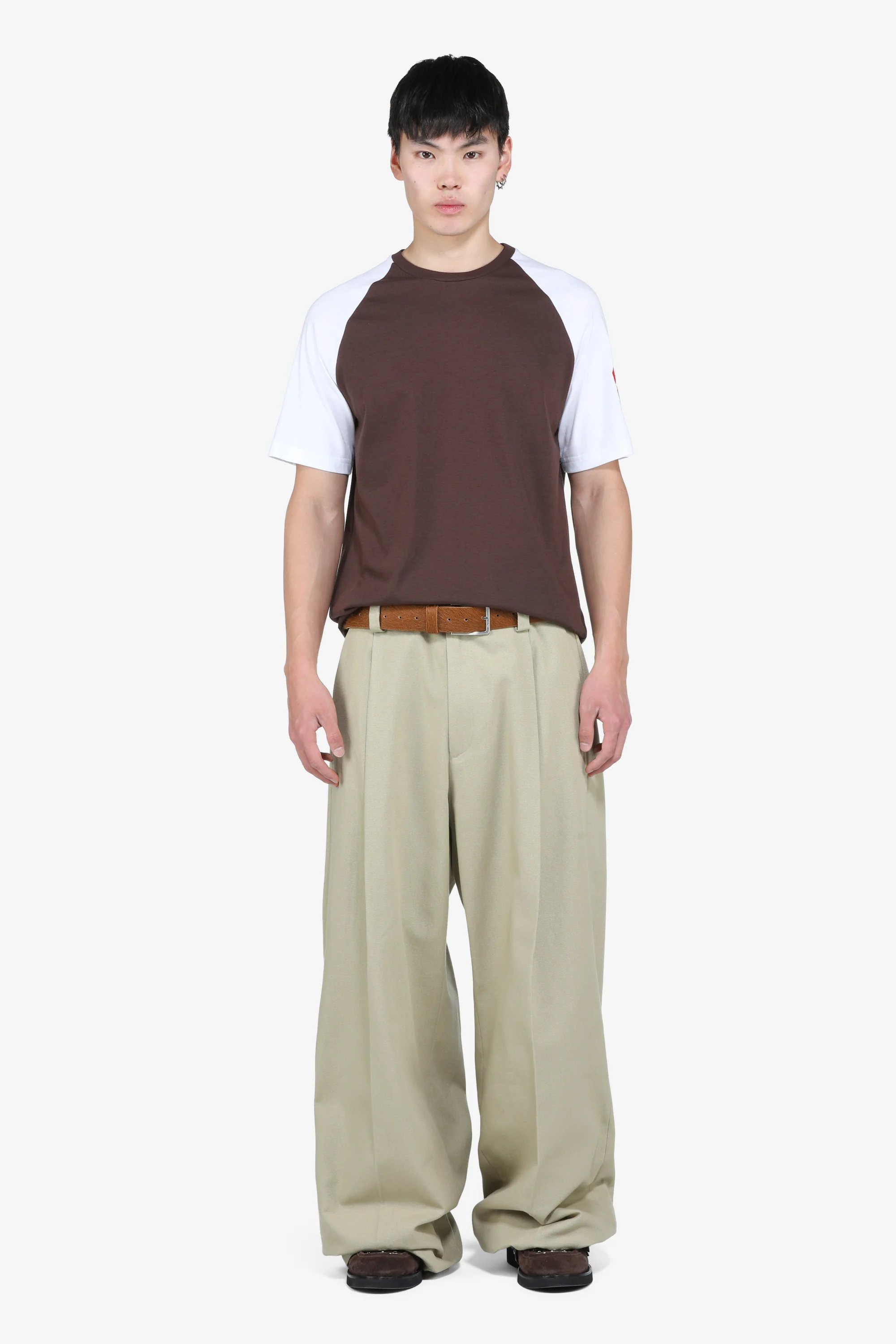 Pantalone over con pince