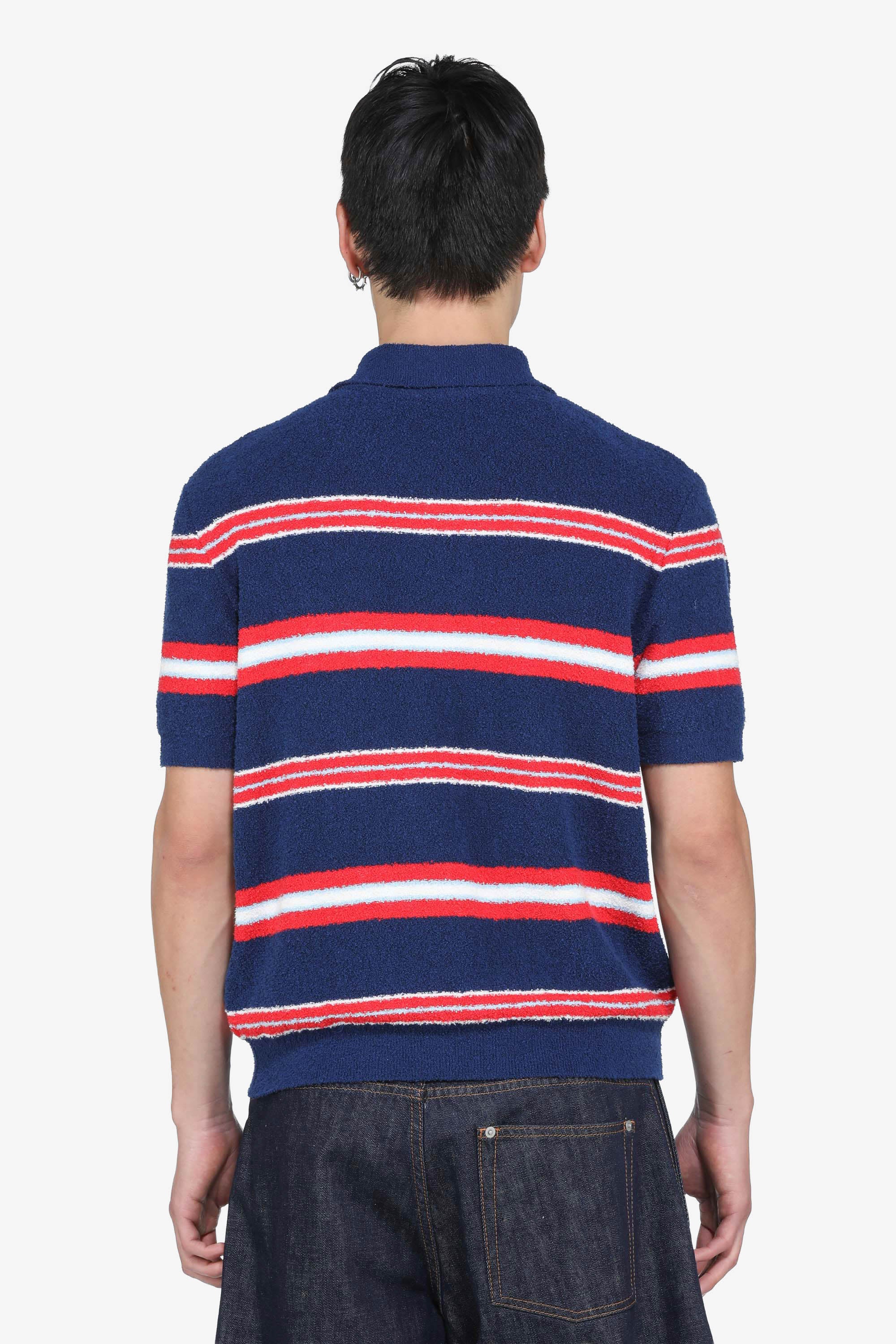 Polo a righe con logo - Image 3