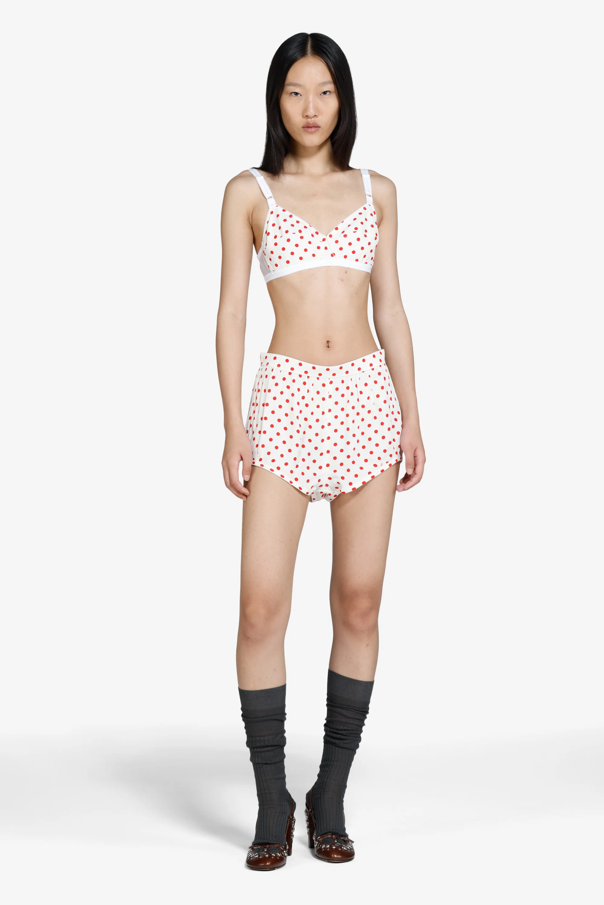 Reggiseno con stampa a pois - Image 2