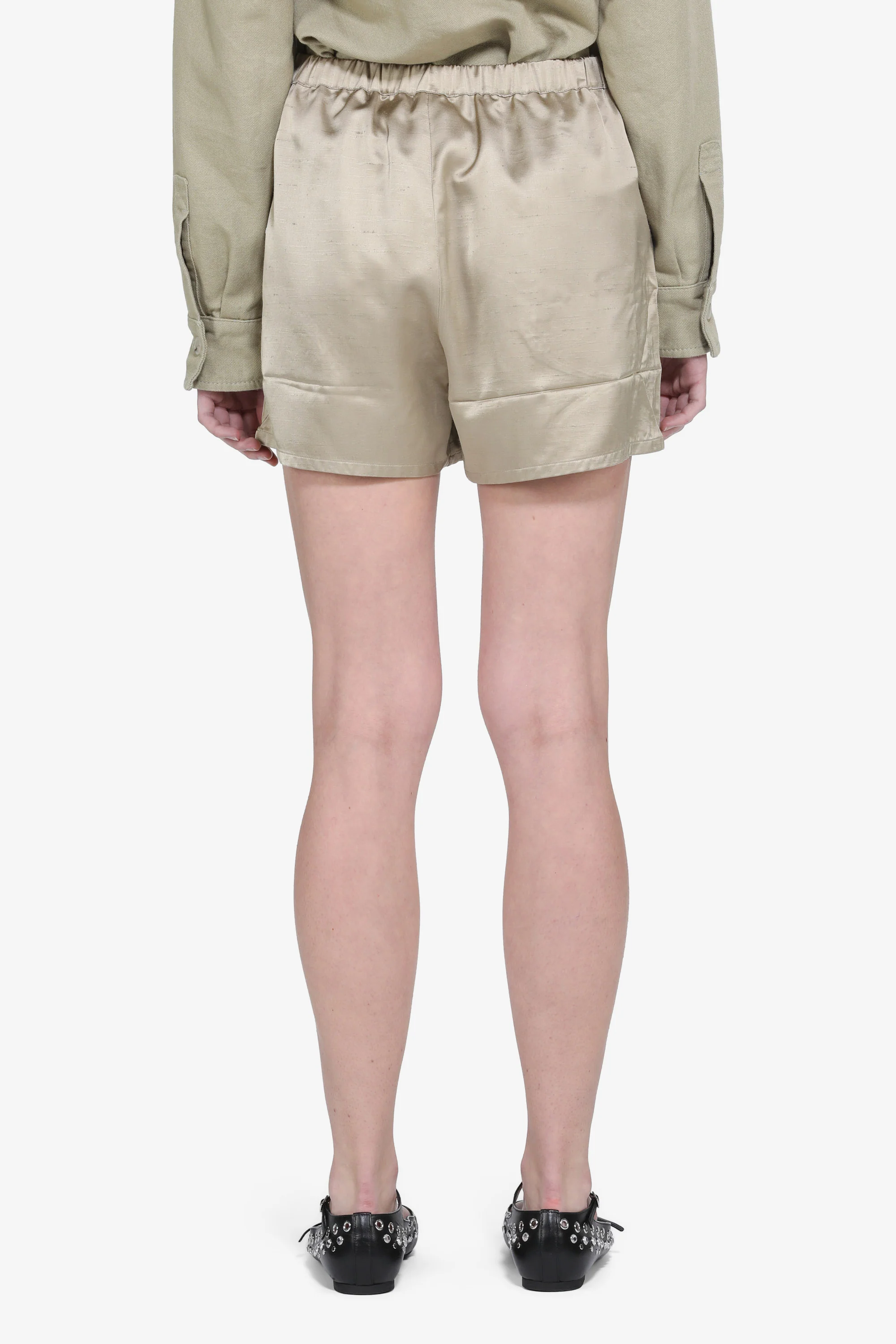 Shorts in shantung - Image 3