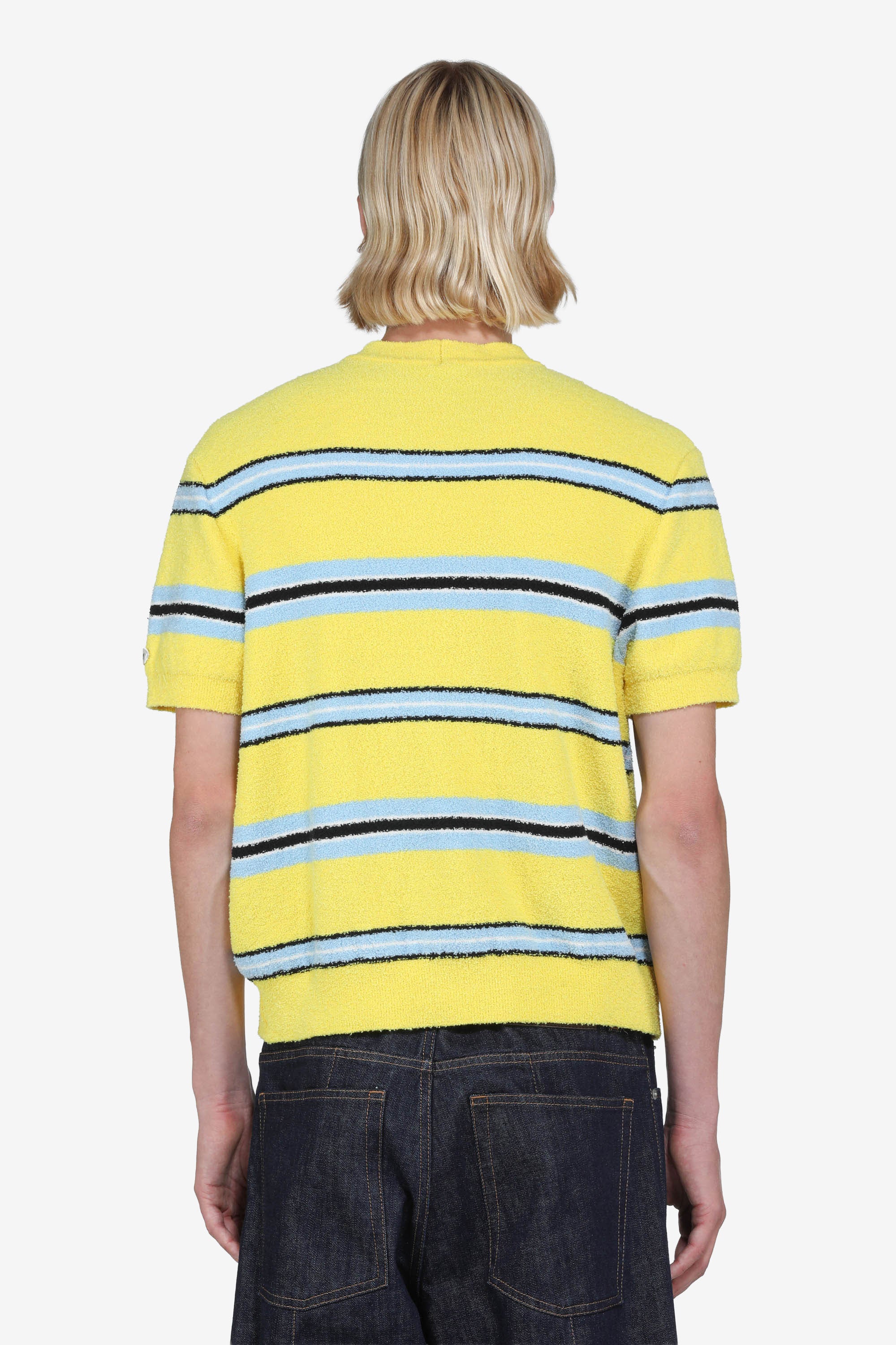 T-shirt a righe con logo - Image 3