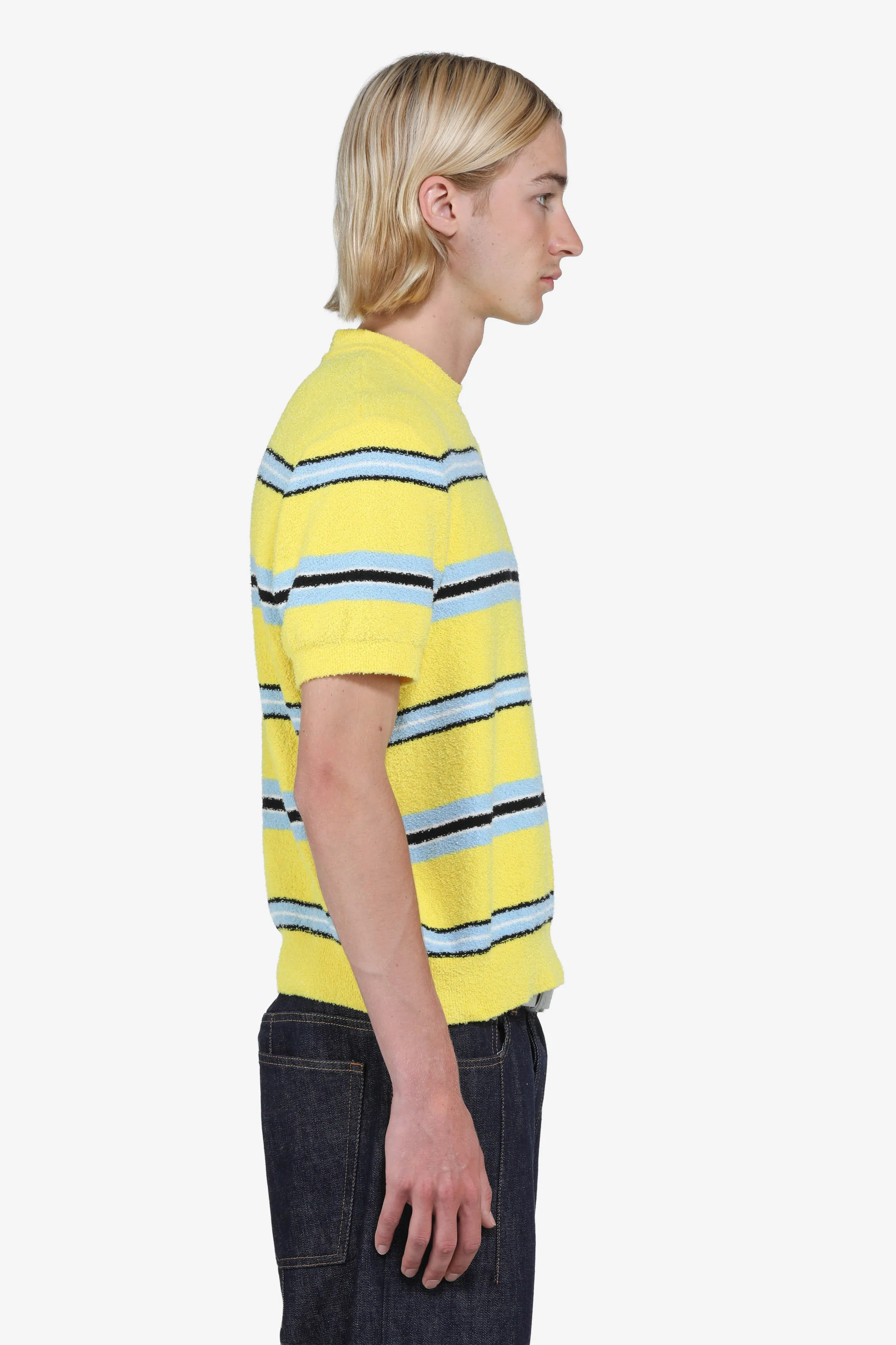 T-shirt a righe con logo - Image 4