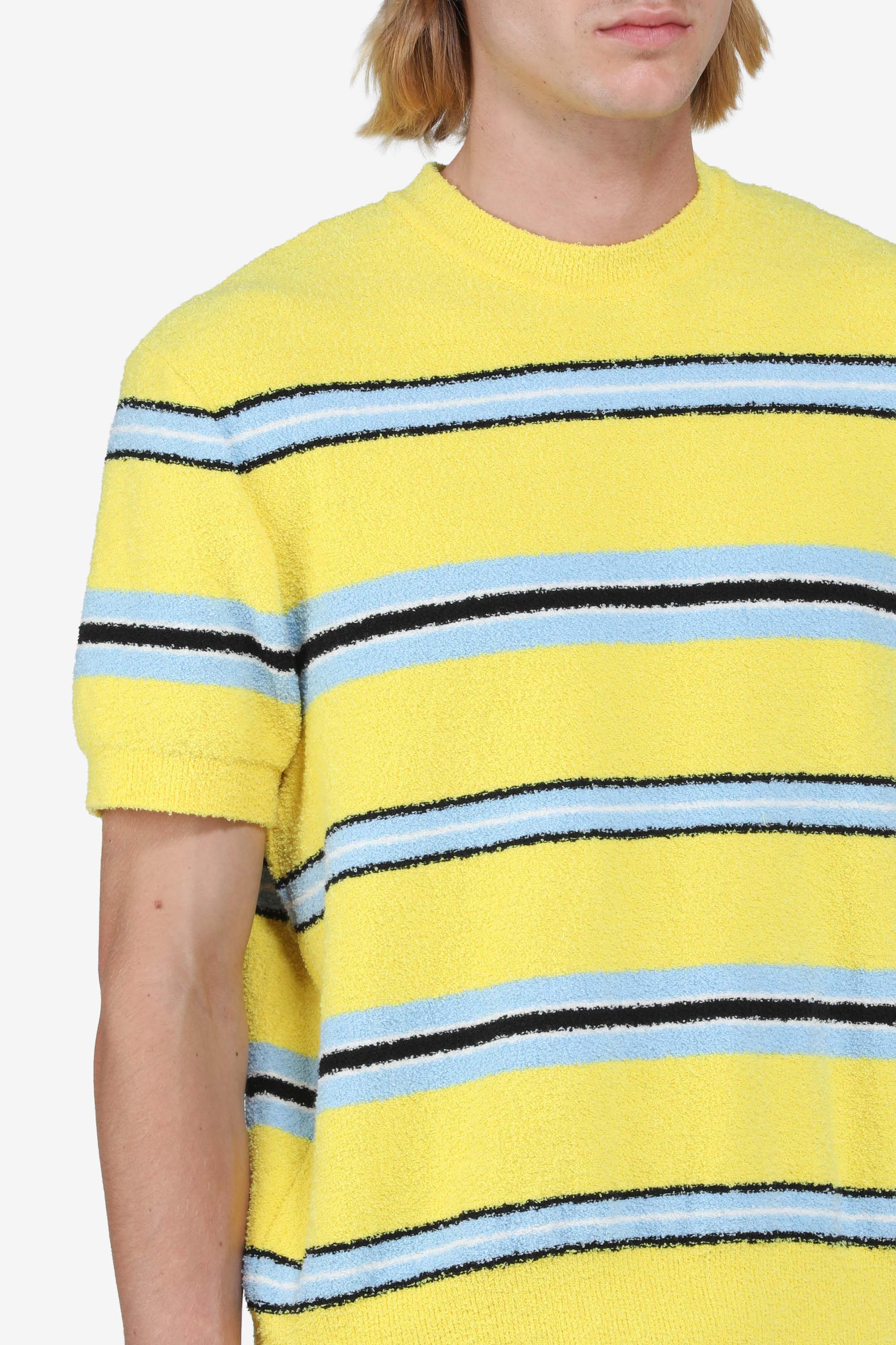 T-shirt a righe con logo - Image 5