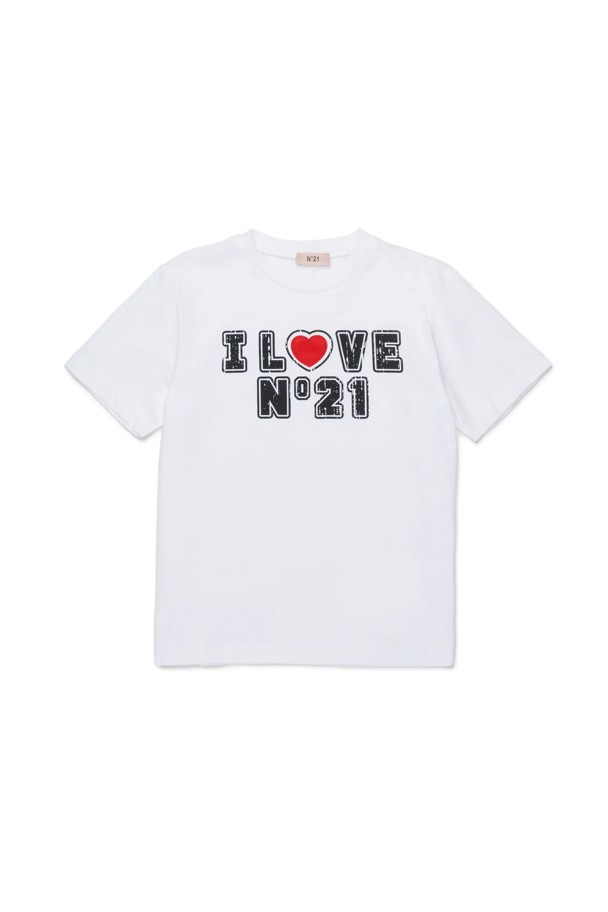 T-Shirt maniche corte "I love N°21"