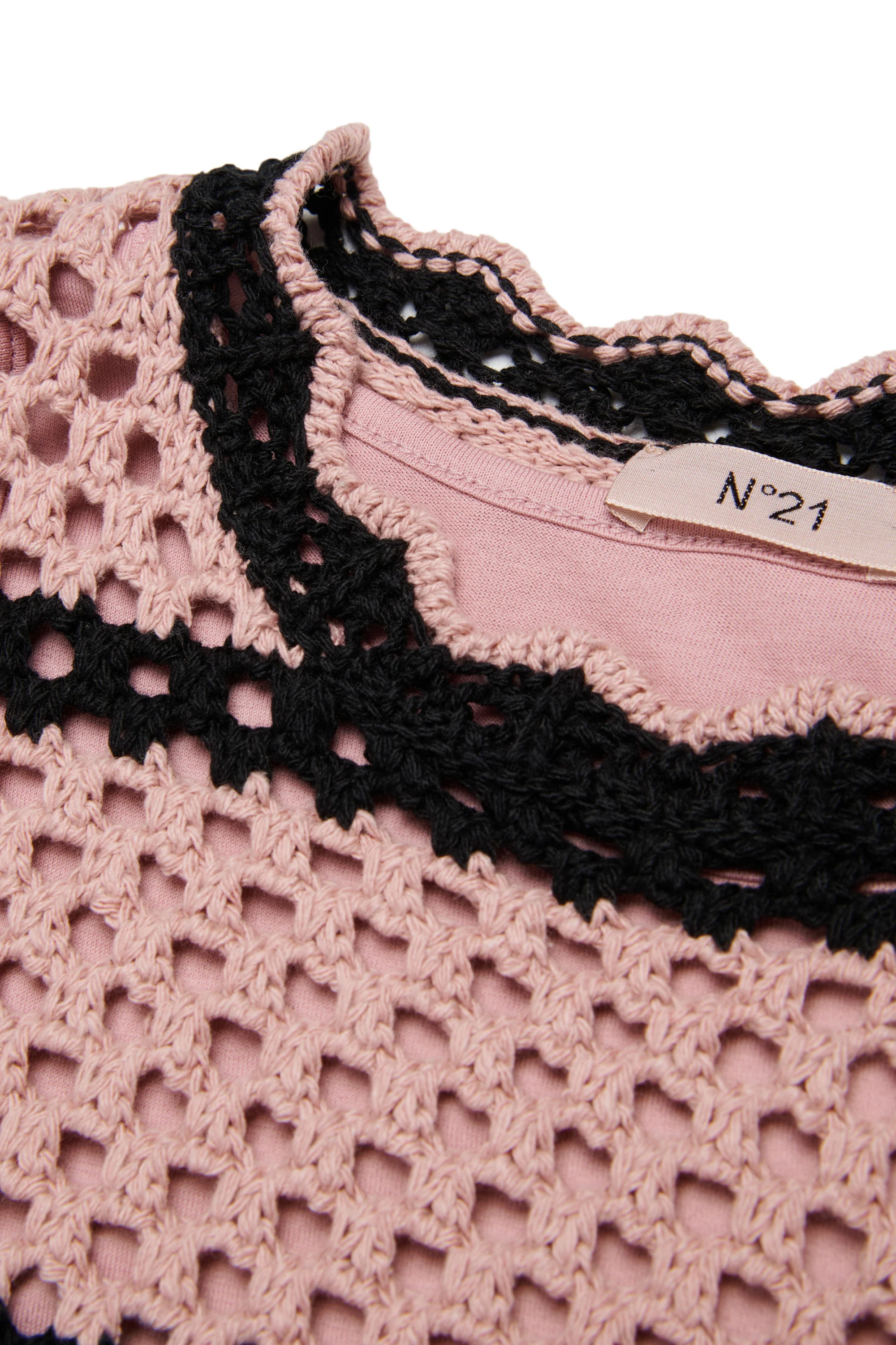 Vestito a righe in crochet - Image 4